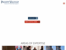 Tablet Screenshot of pallettvalo.com